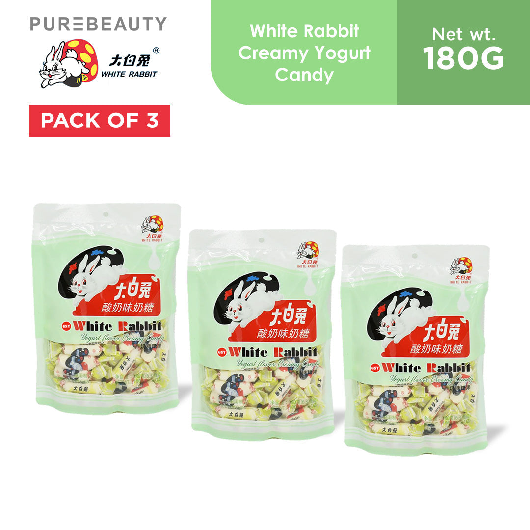 White Rabbit Yogurt Flavor Creamy Candy - 100% Original 180g (PACK OF ...