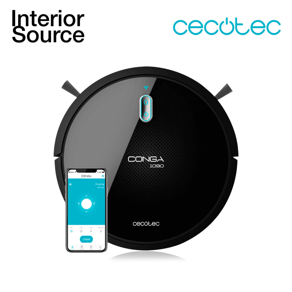 Cecotec Conga Robot vacuum cleaner, vacuum and sweep at once. Conga  1490-1890. APP with map. Alexa & Google Assistant. 1400PA